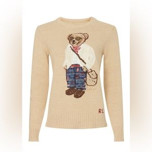 Polo Ralph Lauren Madras Bear Sweater